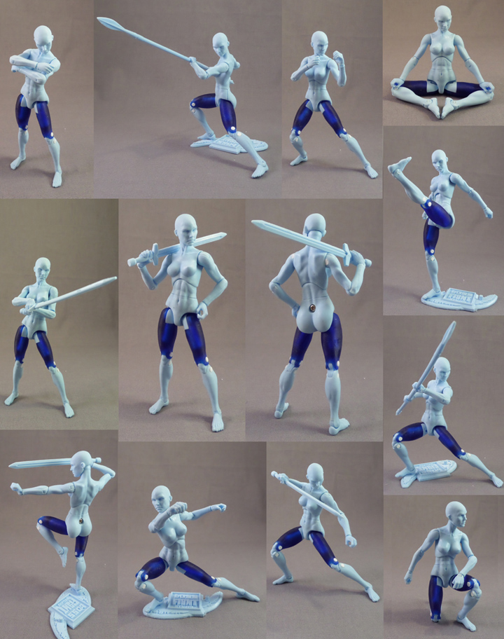 highly articulated action figures