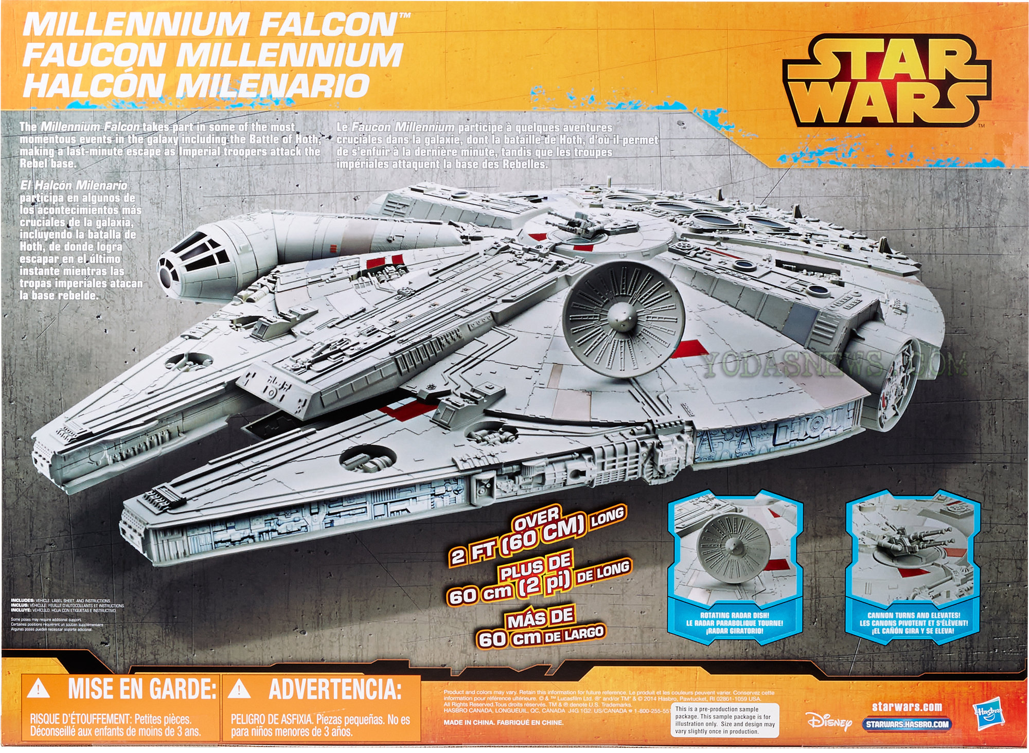 star wars hero series millennium falcon