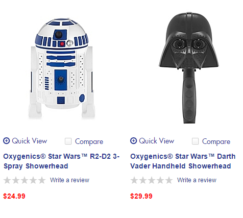 Star Wars Shower Head Update #3! - YodasNews.com â€“ Star Wars Action ...