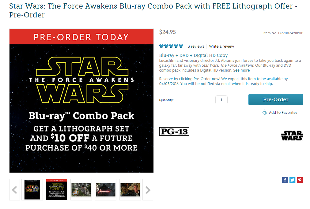 2016-03-05 00_30_18-Star Wars_ The Force Awakens Blu-ray Combo Pack with FREE Lithograph Offer - Pre