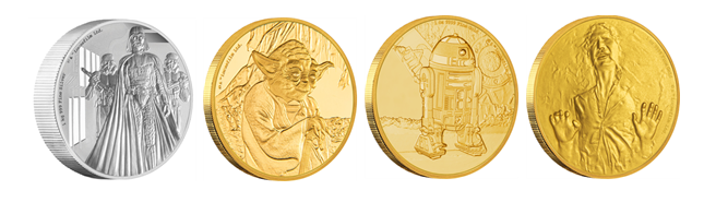 star wars collectible coins