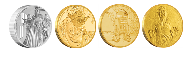 star wars collector coins