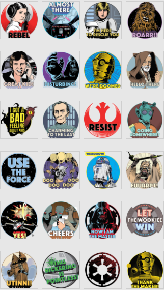 star wars sticker pack