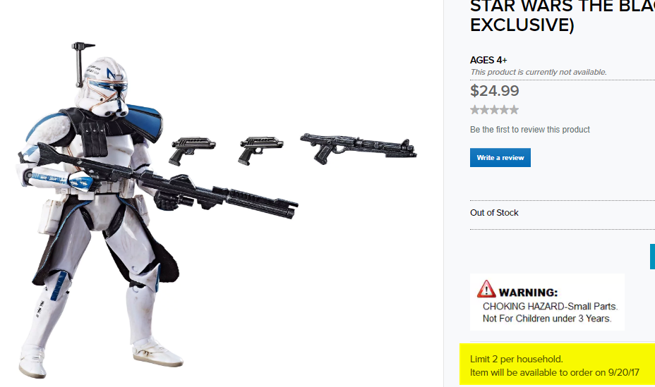 captain rex hascon exclusive