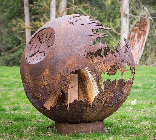 Death Star Fire Pit On A Daily Stop for all Star