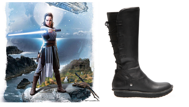 Botas Rey Boot Heroine REY's boot as worn by Daisy Ridley’s in Star Wars: The Last ...
